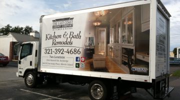 The East Coast Cabinet Company, Box Truck Wrap, Driver Side