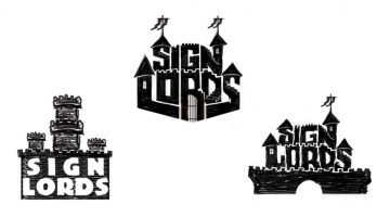 Sign Lords Logo, Sketches