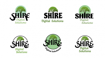 Shire Digital Solutions Logo, Variants