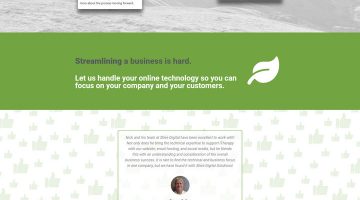 Shire Digital Solutions LLC Website, Home Page