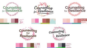 Counseling for Resilience, Type & Color Experiments 1
