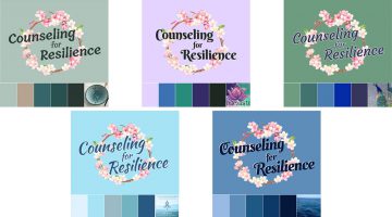 Counseling for Resilience, Type & Color Experiments 2