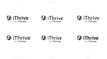 iThrive Logo, Font Experiments