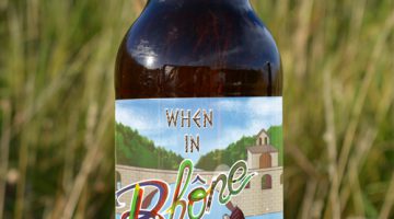 When in Rhone, Beer Label Mockup